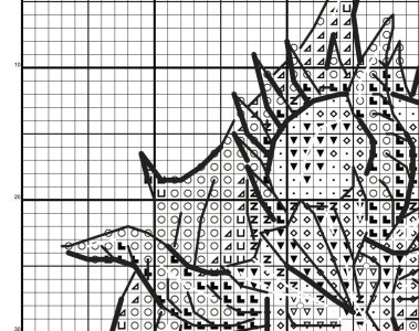 Skull cross stitch, Dragon cross stitch pattern PDF, Creepy Cute cross stitch, Scary cross stitch, Counted Cross stitch chart