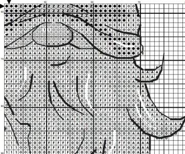 Orange gnome cross stitch pattern, Citrus cross stitch, Fruit cross stitch pattern PDF, Counted cross stitch chart